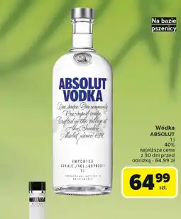 Carrefour Market Wódka Absolut oferta
