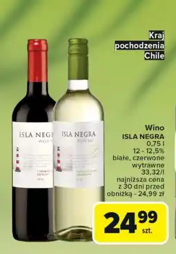 Carrefour Market Wino wytrawne Isla Negra oferta
