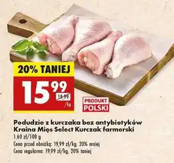 Biedronka Podudzie z kurczaka bez antybiotyków Kraina Mięs Select Kurczak farmerski oferta