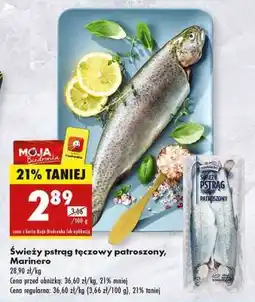 Biedronka Świeży pstrąg tęczowy patroszony Marinero oferta