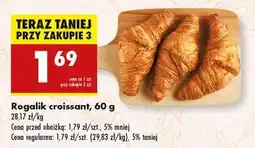 Biedronka Rogalik croissant 60 g oferta
