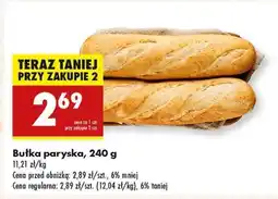 Biedronka Bułka paryska 240 g oferta