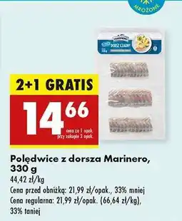 Biedronka Polędwice z dorsza Marinero, 330 g oferta