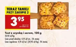 Biedronka Tost z szynką i serem , 120 g oferta