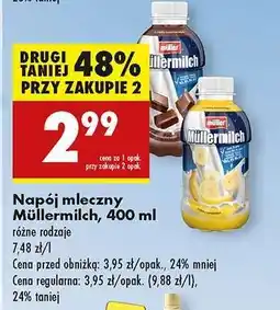 Biedronka Napój mleczny Müllermilch, 400 ml oferta