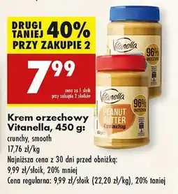 Biedronka Krem orzechowy Vitanella, 450 g oferta