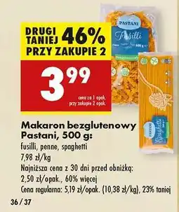 Biedronka Makaron bezglutenowy Pastani, 500 g oferta