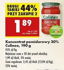 Biedronka Koncentrat pomidorowy 30% Culineo, 190 g oferta