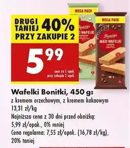 Biedronka Wafelki Bonitki, 450 g oferta