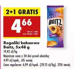 Biedronka Rogaliki kakaowe Baitz 5x48 g oferta