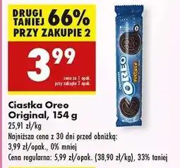 Biedronka Ciastka Oreo Original, 154 g oferta