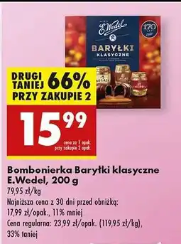 Biedronka Bombonierka Baryłki klasyczne E.Wedel, 200 g oferta