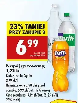 Biedronka Napój gazowany, 1,75 l oferta