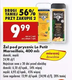 Biedronka Żel pod prysznic Le Petit Marseillais 400 ml oferta