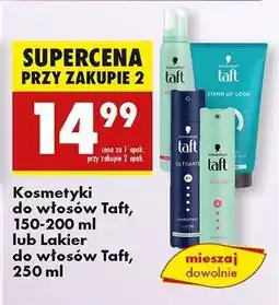 Biedronka Kosmetyki do włosów Taft, 150-200 ml lub Lakier do włosów Taft, 250 ml oferta