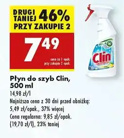 Biedronka Płyn do szyb Clin 500 ml oferta
