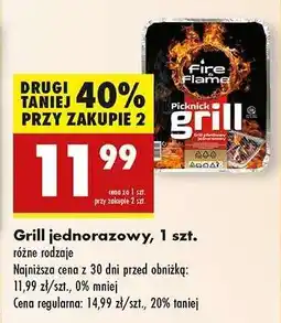 Biedronka Grill jednorazowy 1 szt oferta