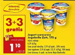 Biedronka Jogurt owocowy Jogobella Zott 175 g oferta
