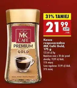 Biedronka Kawa rozpuszczalna MK Café Gold 175 g oferta