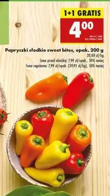 Biedronka Papryczki słodkie sweet bites, opak. 200 g oferta