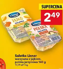 Lewiatan Sałatka warzywna z jajkiem Lisner 140g oferta
