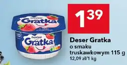 Lewiatan Deser o smaku truskawkowym Gratka 115g oferta