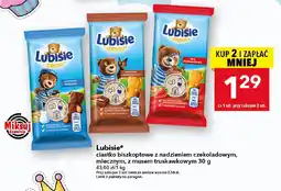 Lewiatan Ciastko Lubisie z musem truskawkowym 30 g oferta
