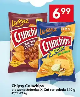 Lewiatan Chipsy Crunchips X-Cut ser-cebula 140 g Lorenz oferta