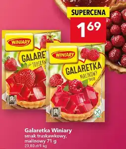 Lewiatan Galaretka Winiary smak malinowy 71g oferta