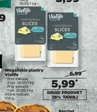 Netto Wegańskie plastry Violife oferta