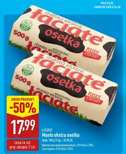 ALDI Łaciate masło ekstra osełka oferta