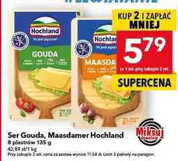 Lewiatan Ser Maasdam Hochland 8 plastrów 135g oferta