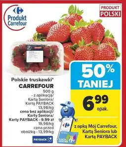 Carrefour Market Truskawki Polskie CARREFOUR 500g oferta