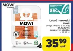 Carrefour Łosoś norweski MOWI 2 x 125g oferta