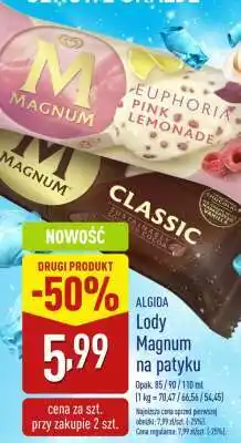 ALDI Algida Lody Magnum na patyku oferta