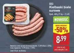ALDI BBQ Kiełbaski białe surowe oferta