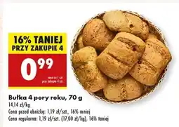 Biedronka Bułka 4 pory roku 70 g oferta