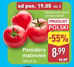 ALDI Pomidory malinowe oferta