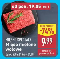 ALDI Mięsne specjały mięso mielone wołowe oferta
