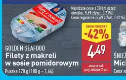 ALDI Golden seafood filety z makreli w sosie pomidorowym oferta