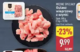 ALDI Mięsne specjały gulasz wieprzowy z szynki oferta