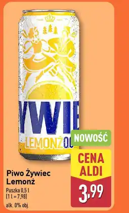 ALDI Piwo Żywiec Lemonż oferta