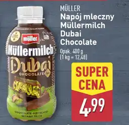 ALDI Müller napój mleczny müllermilch dubai chocolate oferta