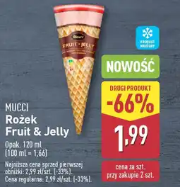 ALDI Mucci rożek fruit & jelly oferta