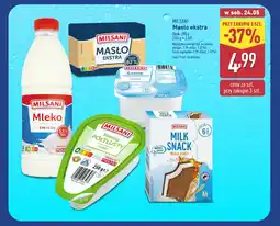ALDI Milsani masło ekstra oferta