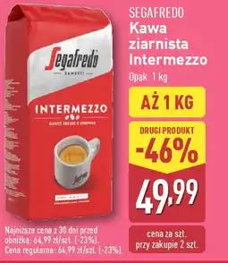 ALDI Segafredo kawa ziarnista intermezzo oferta