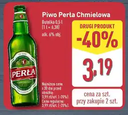 ALDI Piwo Perła Chmielowa oferta