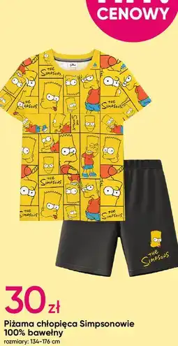 Pepco Piżama chłopięca Simpsonowie 100% bawełny oferta