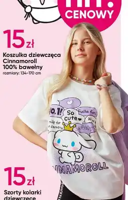 Pepco Koszulka dziewczęca Cinnamoroll 100% bawełny oferta
