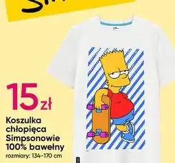 Pepco Koszulka chłopięca Simpsonowie 100% bawełny oferta